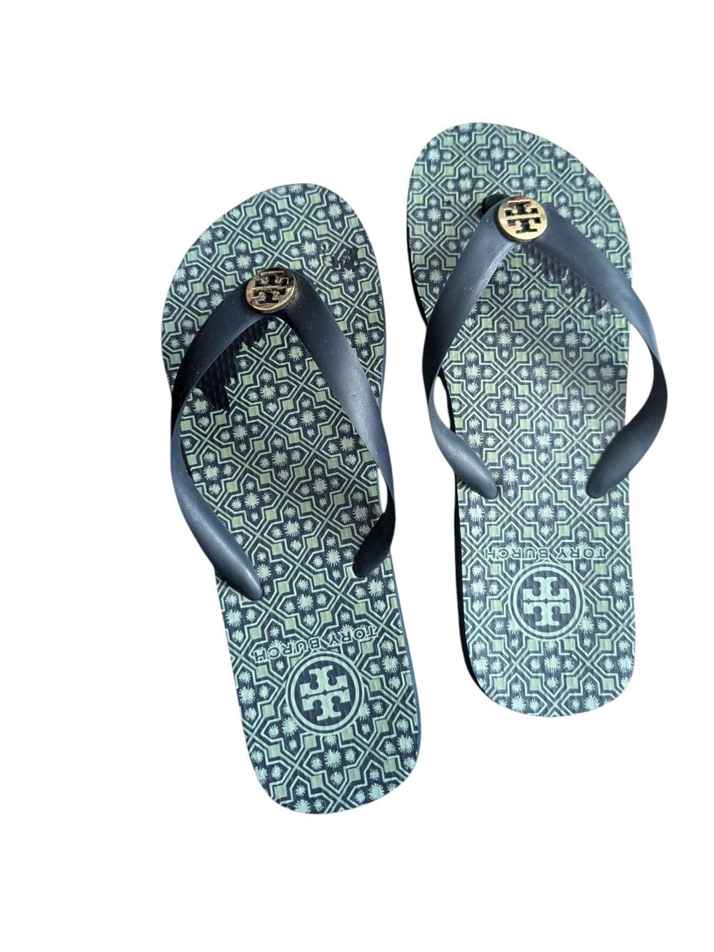 Tory Burch Flip Flop Patterned Sandals